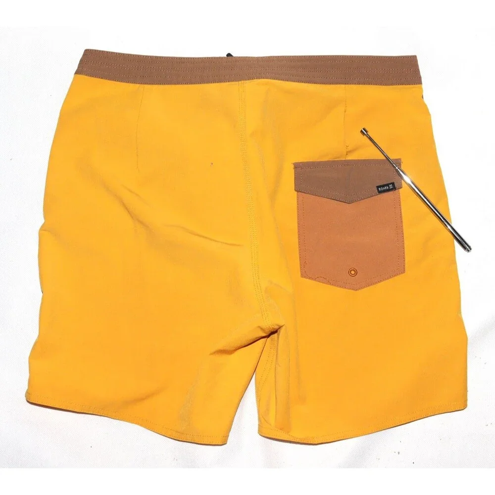 Roark The Chiller Board Short Series Guide Works Men's‎ Swim Gold RB409 Size 30